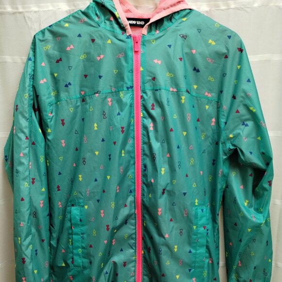 Lands' End Children's Large Rain Jacket - Picture 1 of 13